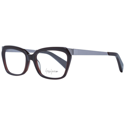 Yohji Yamamoto Braunes Unisex-Brillengestell