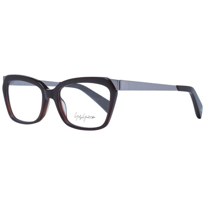 Yohji Yamamoto Braunes Unisex-Brillengestell