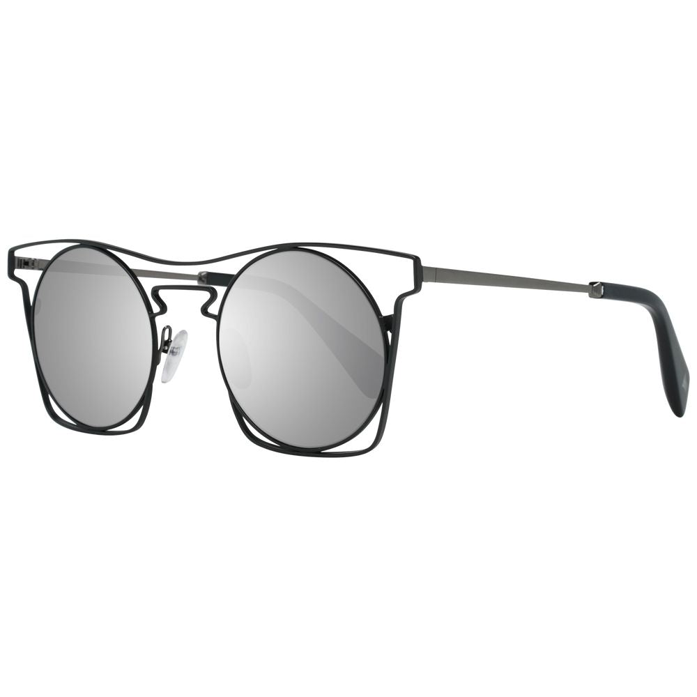 Yohji Yamamoto Blaue Unisex-Sonnenbrille