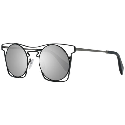 Yohji Yamamoto Blaue Unisex-Sonnenbrille