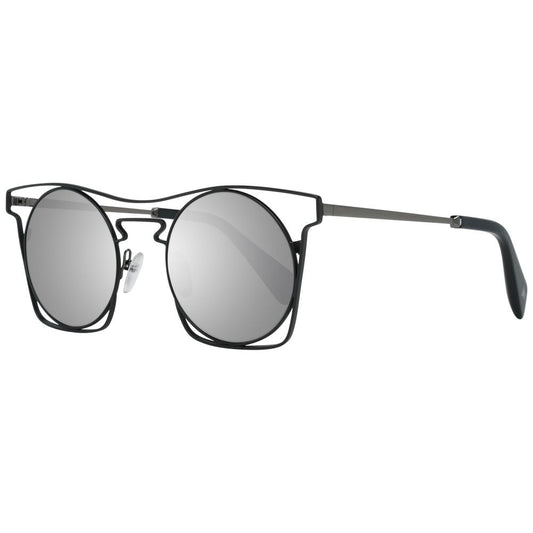 Yohji Yamamoto Blaue Unisex-Sonnenbrille