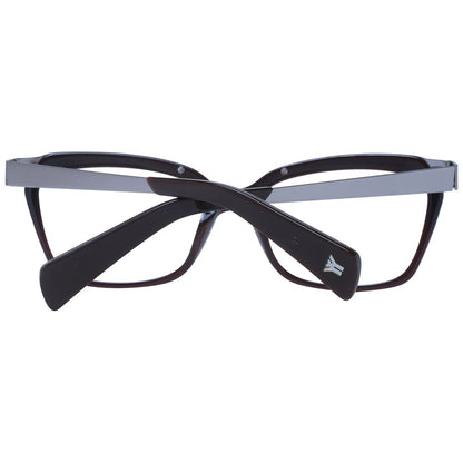 Yohji Yamamoto Braunes Unisex-Brillengestell