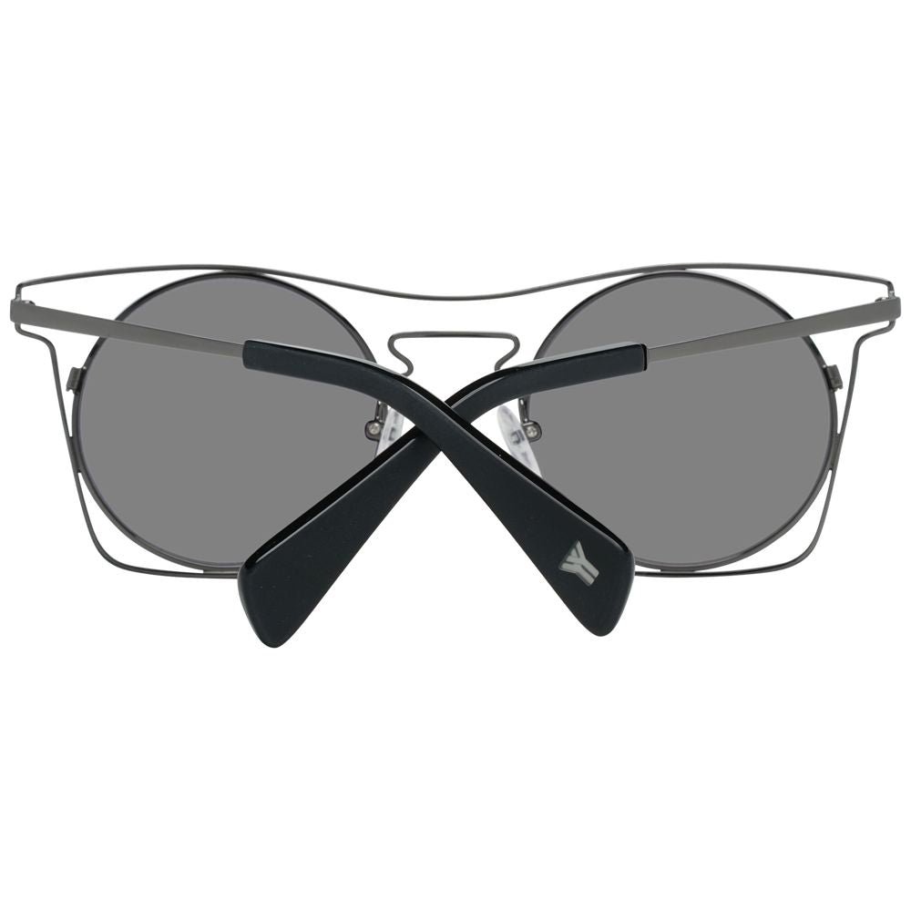 Yohji Yamamoto Blaue Unisex-Sonnenbrille