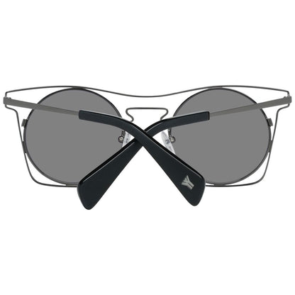 Yohji Yamamoto Blaue Unisex-Sonnenbrille