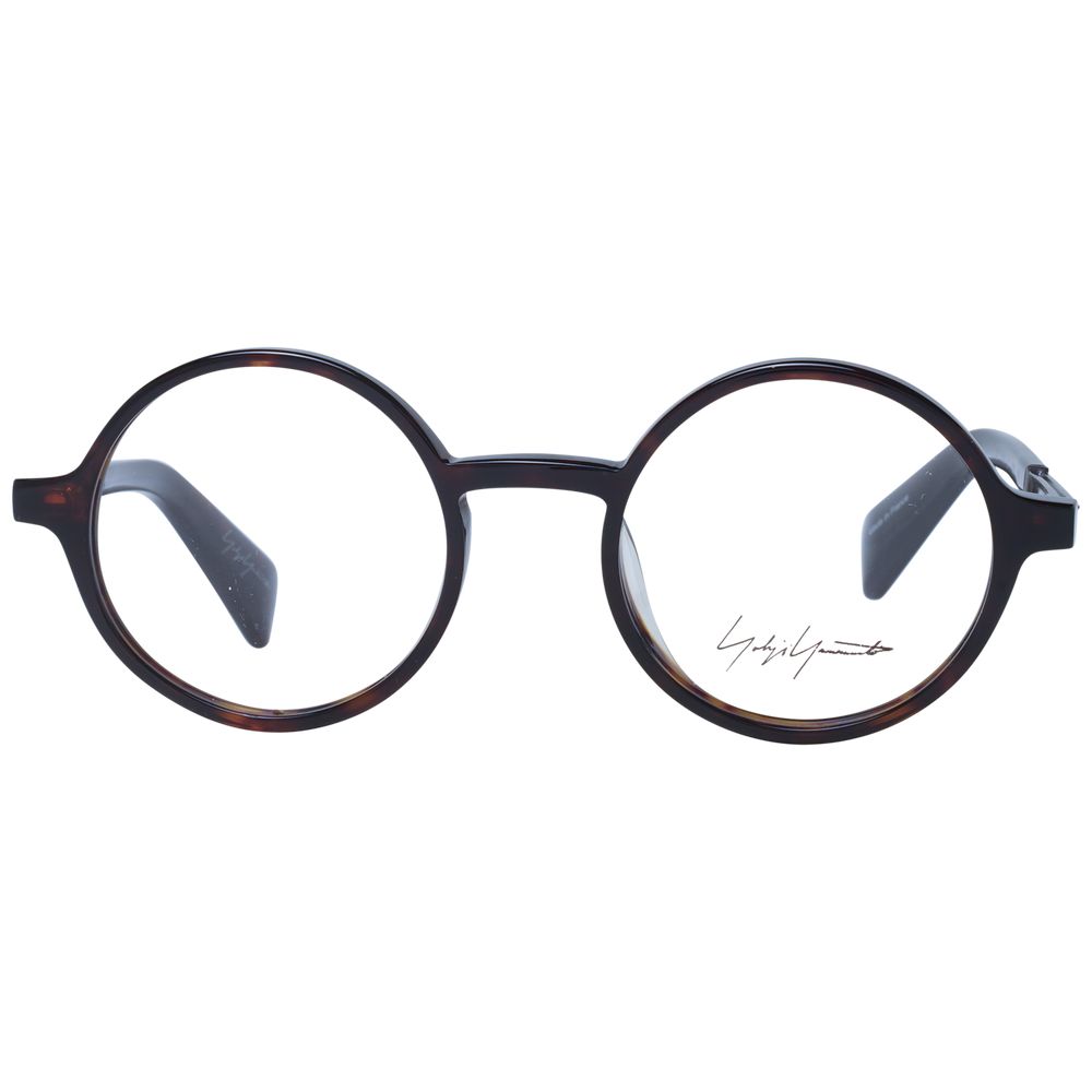 Yohji Yamamoto Braunes Unisex-Brillengestell