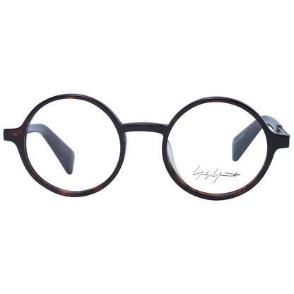 Yohji Yamamoto Braunes Unisex-Brillengestell