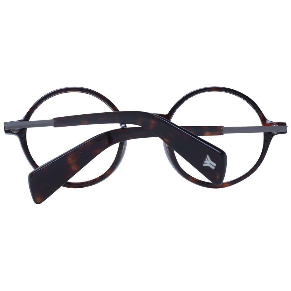 Yohji Yamamoto Braunes Unisex-Brillengestell