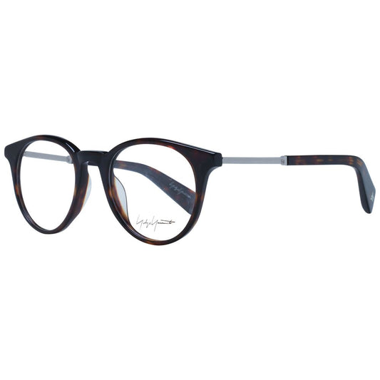 Yohji Yamamoto Braunes Unisex-Brillengestell