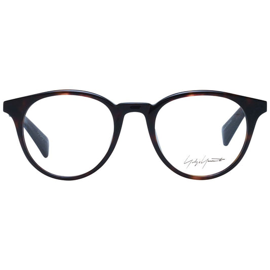 Yohji Yamamoto Braunes Unisex-Brillengestell