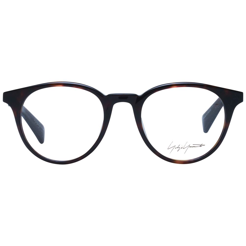 Yohji Yamamoto Braunes Unisex-Brillengestell