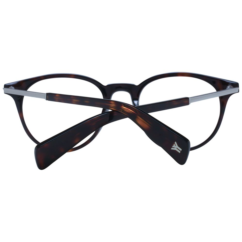 Yohji Yamamoto Braunes Unisex-Brillengestell