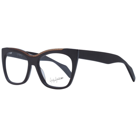 Yohji Yamamoto Braunes Unisex-Brillengestell