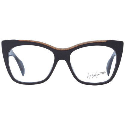Yohji Yamamoto Braunes Unisex-Brillengestell