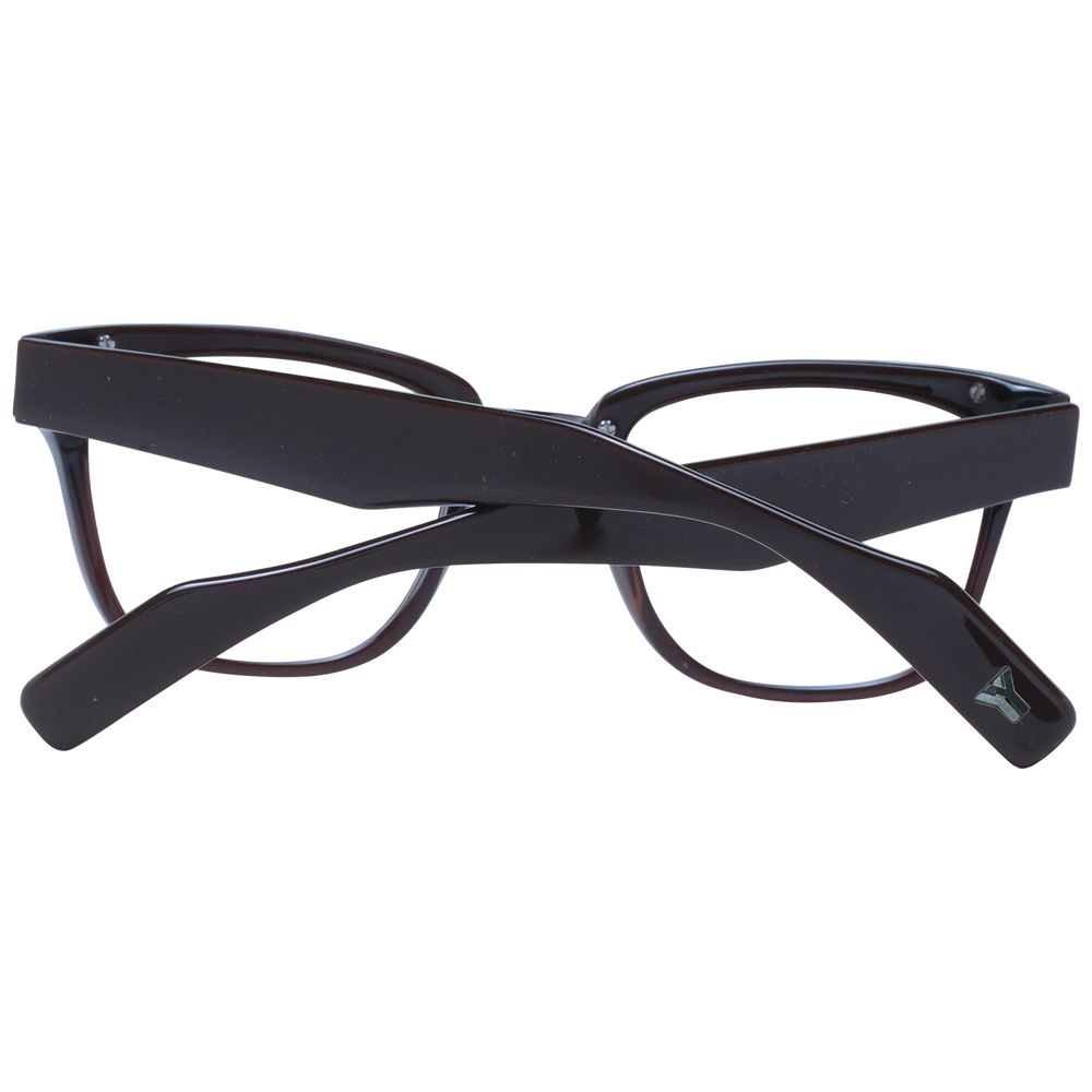 Yohji Yamamoto Braunes Unisex-Brillengestell