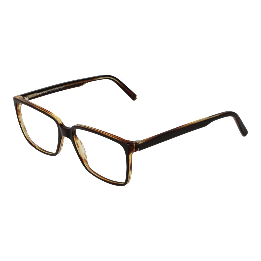 Andy Wolf Braune Unisex-Brillenfassung