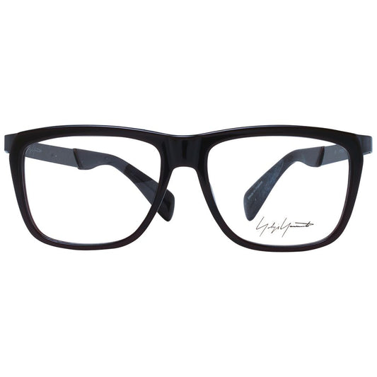 Yohji Yamamoto Braunes Unisex-Brillengestell