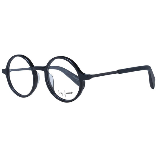 Yohji Yamamoto Schwarzes Unisex-Brillengestell