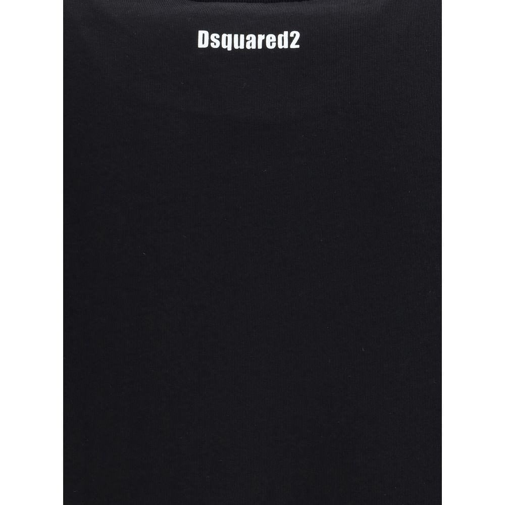 Dsquared² Schwarze Baumwoll-Sportbekleidung