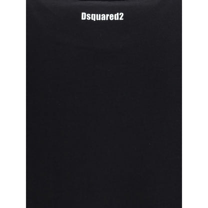 Dsquared² Schwarze Baumwoll-Sportbekleidung