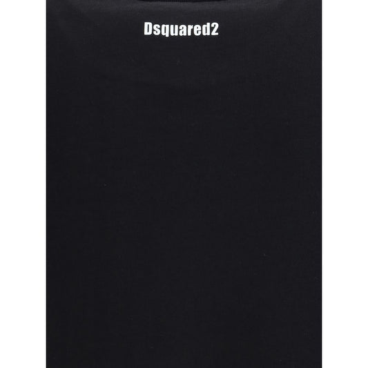 Dsquared² Schwarze Baumwoll-Sportbekleidung
