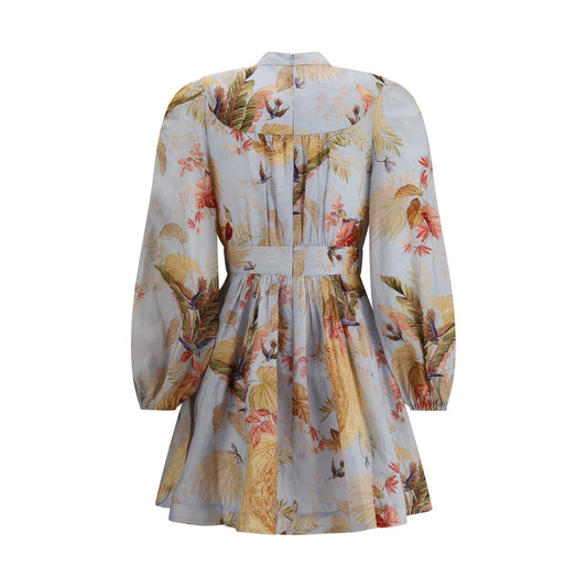 Zimmermann Mehrfarbiges Leinen-Freizeitkleid