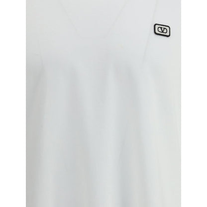 Valentino Weißes Baumwoll-T-Shirt