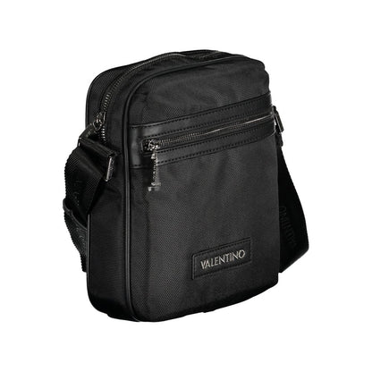 Mario Valentino Black Fabric Men's Shoulder Bag