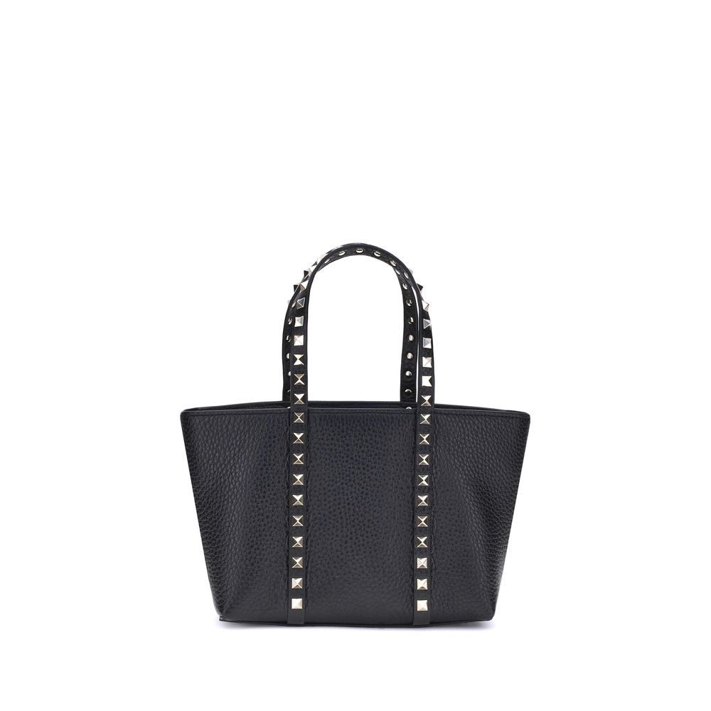 Valentino Garavani Schultertasche aus schwarzem Kalbsleder (Bos Taurus)