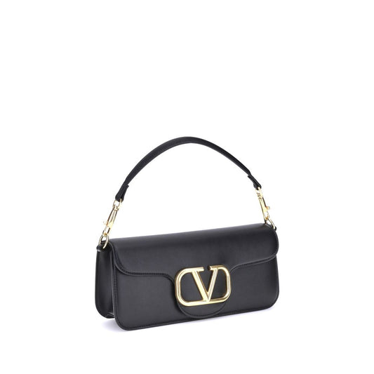 Valentino Garavani Schultertasche aus schwarzem Kalbsleder (Bos Taurus)