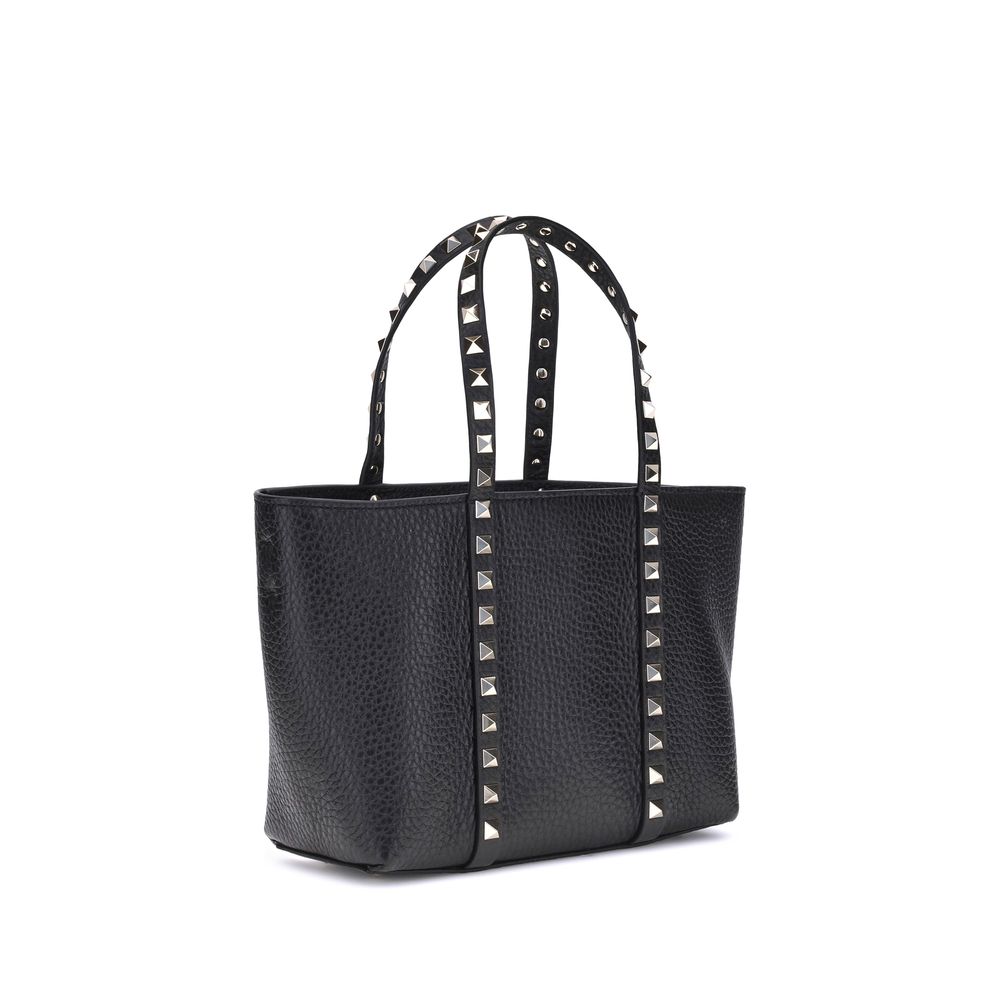 Valentino Garavani Schultertasche aus schwarzem Kalbsleder (Bos Taurus)