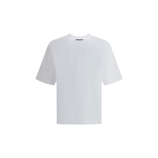 Dsquared² Weißes Baumwoll-T-Shirt