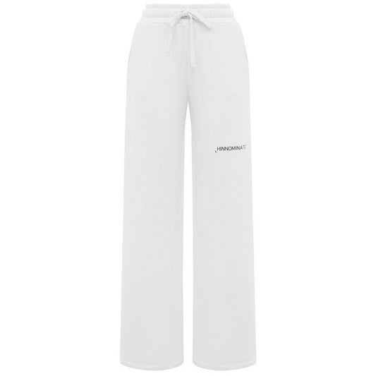 Hinnominate White Cotton Women Palazzo Pants