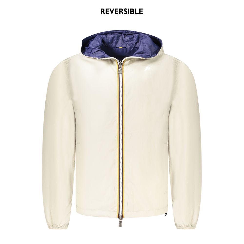 K-WAY Beige Nylon Herrenjacke