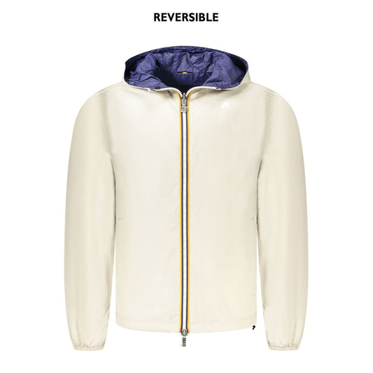 K-WAY Beige Nylon Herrenjacke