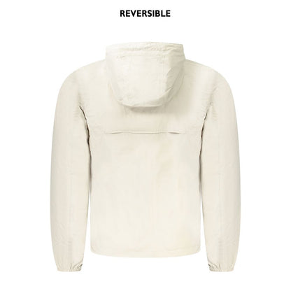 K-WAY Beige Nylon Herrenjacke