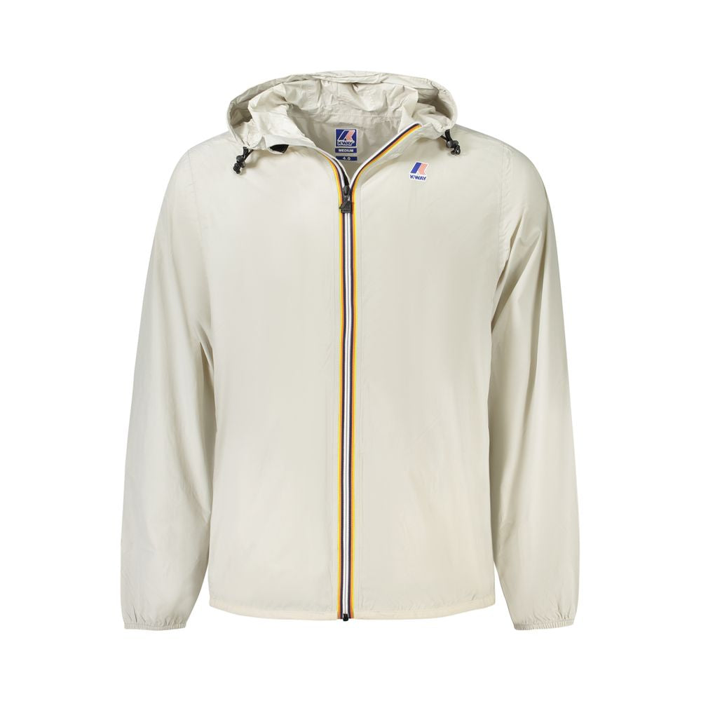 K-WAY Beige Polyamid Herrenjacke