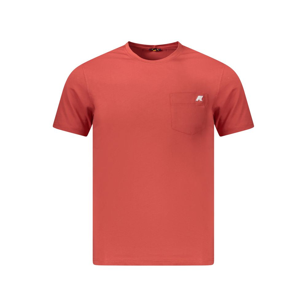K-WAY Red Cotton Men T-Shirt