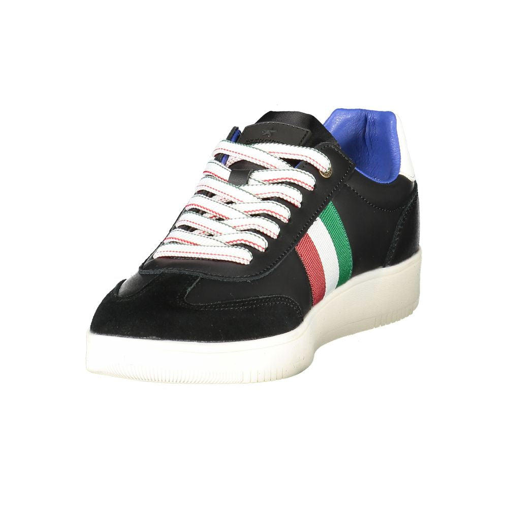 Esercito 1659 Herren-Sneaker aus schwarzem Leder