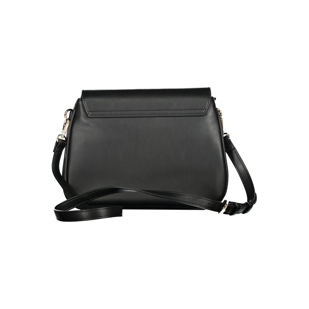 Mario Valentino Schwarze Polyethylen-Handtasche