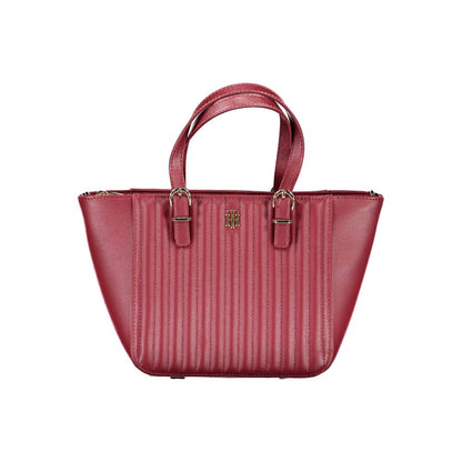 Tommy Hilfiger – Rote Polyethylen-Handtasche
