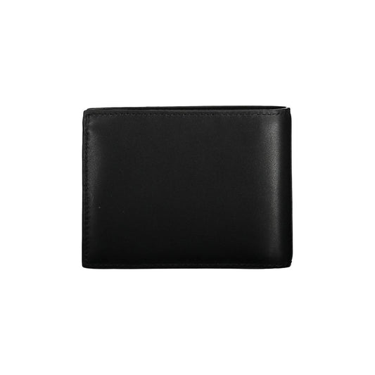 Calvin Klein Schwarze Lederbrieftasche