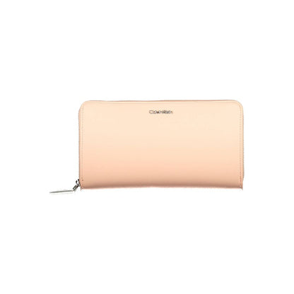 Calvin Klein – Rosafarbene Polyethylen-Geldbörse