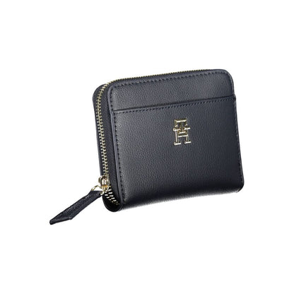 Tommy Hilfiger – Blaue Polyester-Geldbörse