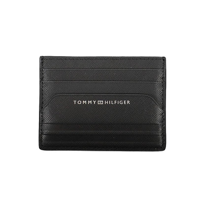 Tommy Hilfiger – Schwarze Lederbrieftasche