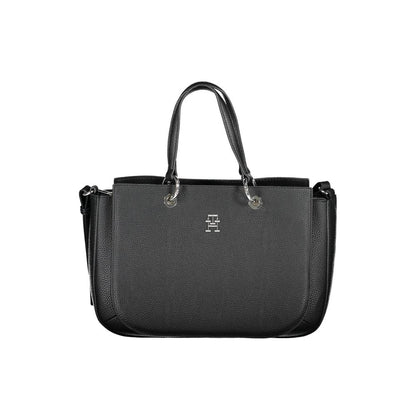 Tommy Hilfiger – Schwarze Polyethylen-Handtasche
