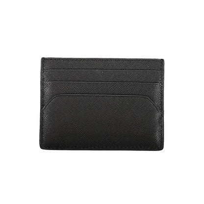 Tommy Hilfiger – Schwarze Lederbrieftasche