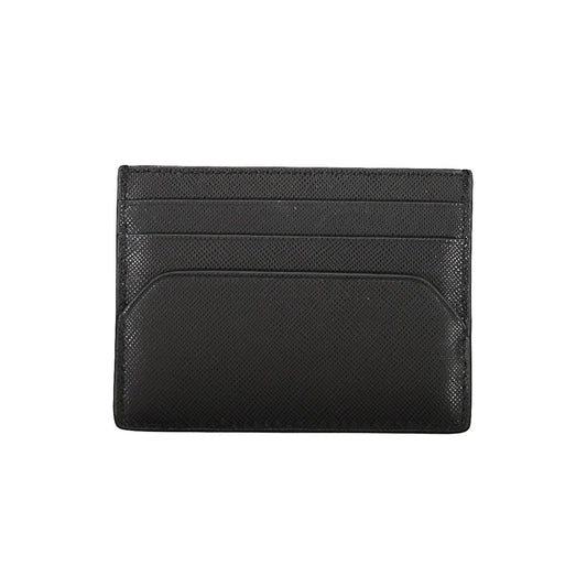 Tommy Hilfiger – Schwarze Lederbrieftasche