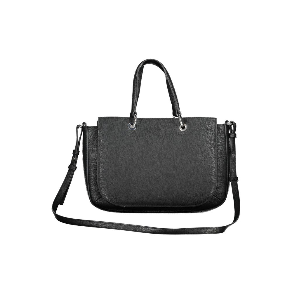 Tommy Hilfiger – Schwarze Polyethylen-Handtasche