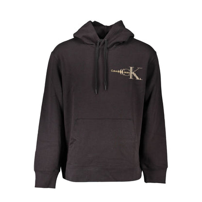Calvin Klein Herrenpullover aus schwarzer Baumwolle