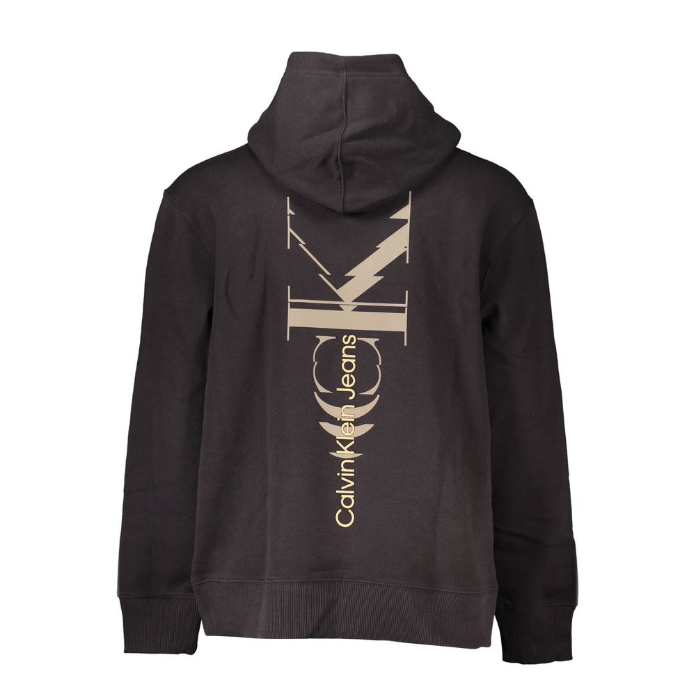 Calvin Klein Herrenpullover aus schwarzer Baumwolle